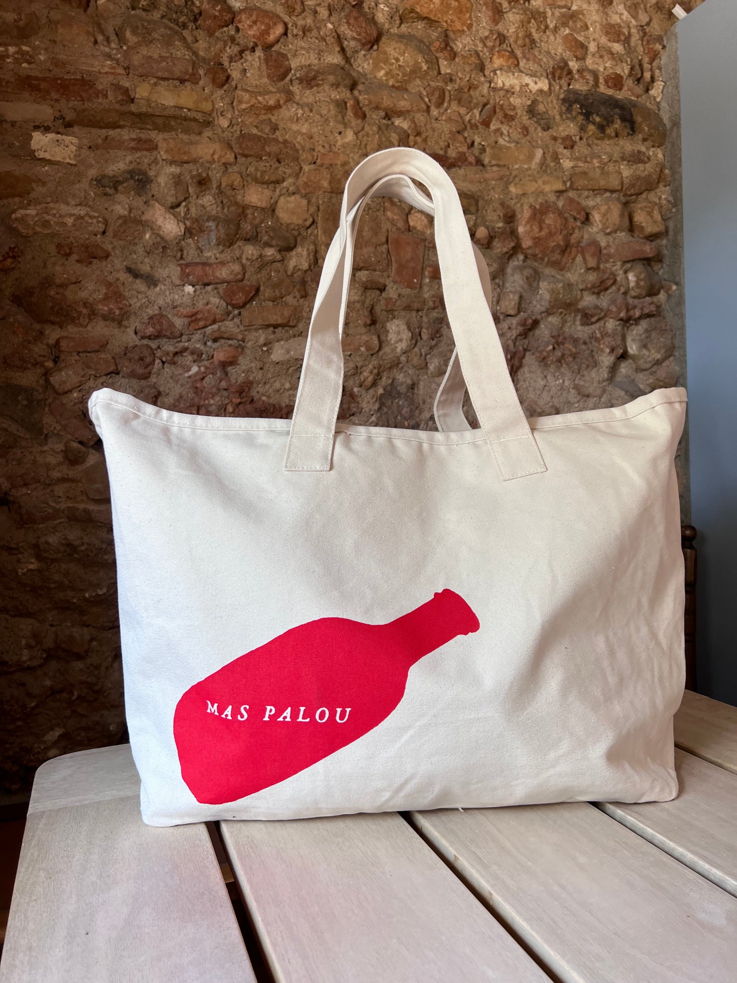 "Bottle" heavy duty canvas bag