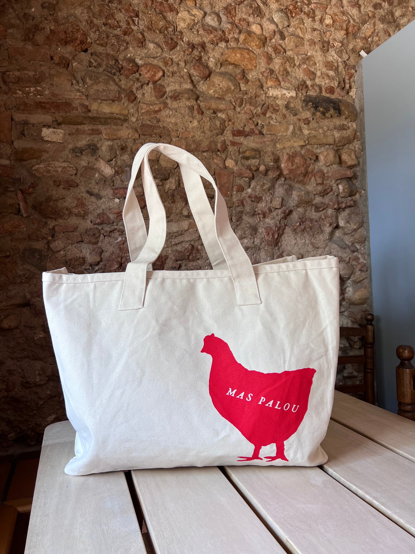 "Chicken" heavy duty canvas bag